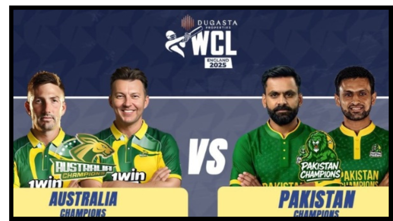 WCL 2025 Highlights: Pakistan Champions vs. Australia champion